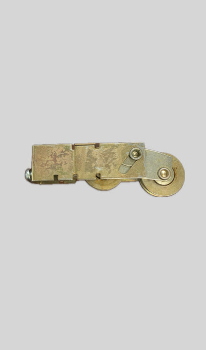 Roulette tandem pour porte patio