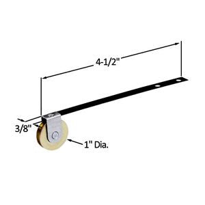 Roulette pour porte moustiquaire 1″