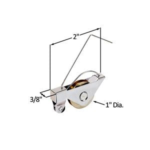 Roulette pour porte moustiquaire 1″