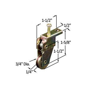 Roulette pour porte moustiquaire 3/4″